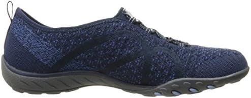 Skechers Sport feminino respirar tênis de moda fácil da sorte