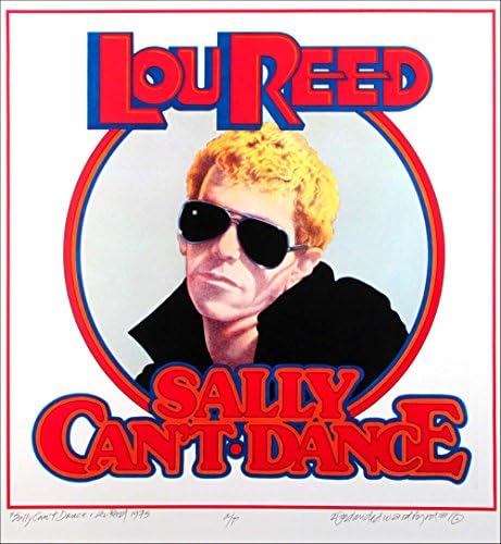 Lou Reed Sally Can't Kan Dance Capa Art Artist Edition Assinada por David Byrd