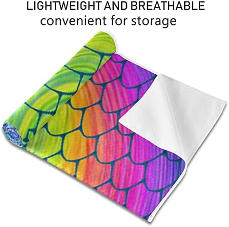 Aunhenstern Yoga Blanket Rainbow-LGBT-Dragon em escala de ioga Toalha de ioga Toalha