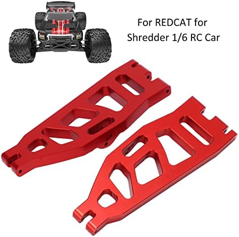 RC Atualizações da liga de alumínio da suspensão traseira RC Part RC Car Stand Braço traseiro Compatível com Redcat para Shredder 1/6 Carro RC