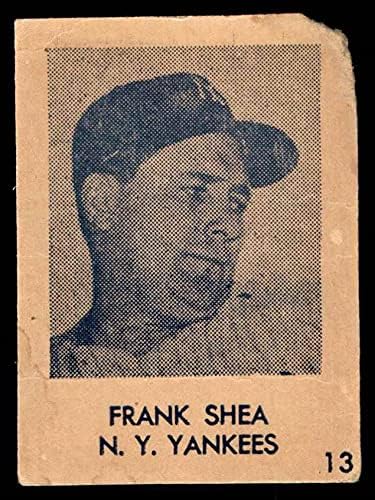 1948 R346 13 Frank Shea New York Yankees Authentic Yankees