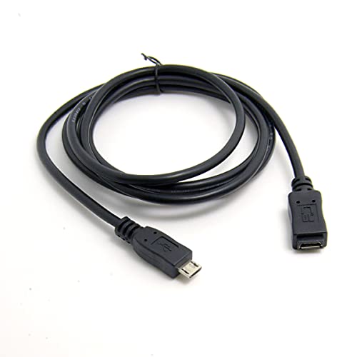 Cablecc 5ft Full Pin Micro USB 2.0 Tipo 5pin macho para fêmea cabo para comprimido e telefone e extensão OTG