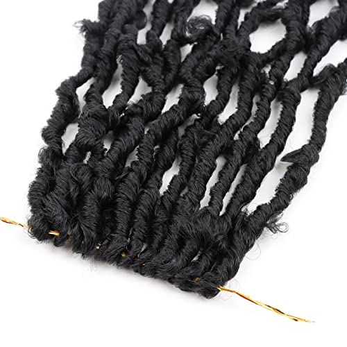 5 pacotes de 30 polegadas Borboleta Locs Cabelo de crochê para mulheres negras Faux Locs pré-loop pré-torcida Braids Crochet Locs para mulheres negras