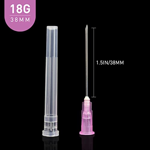 Ferramenta de tubo de laboratório rosa de 1,5 polegada de 1,5 polegada, 100 selados individualmente embrulhados