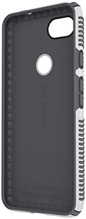 Speck Products Google Pixel 3A XL Case, Presidio Grip, Grey de mármore/Antracite Gray