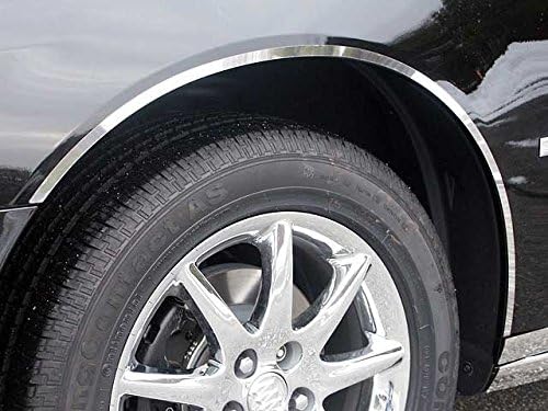 O QAA é compatível com 2006-2011 Buick lucerne 4 peças de roda inoxidável poço de sotaque, 0,875 de largura, corte para