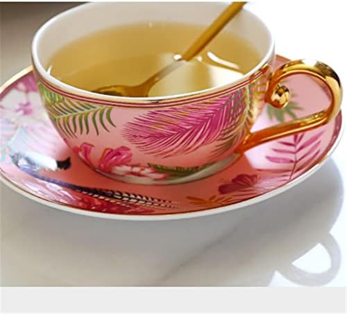 Conjunto de chá de lazer Tarde de chá de chá da tarde e pires Conjunto de pires no estilo europeu Conjunto de chá para chá de chá de chá