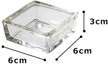 AOYAMA GLASS AMG-55-MYM Condimento de tigela pequena, aprox. 2,4 polegadas, feitas no Japão