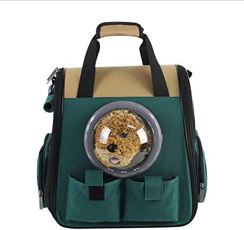 Backpack da mochila meilishuang Pet Backpack Bolsa escolar de gato respirável saia portátil Bolsa de estimação Retire o ombro de cães