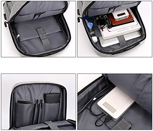 Laptop Backpack Anti-roubo Trabalho de trabalho Backpacks de viagens com porto de carregamento USB, resistência à água