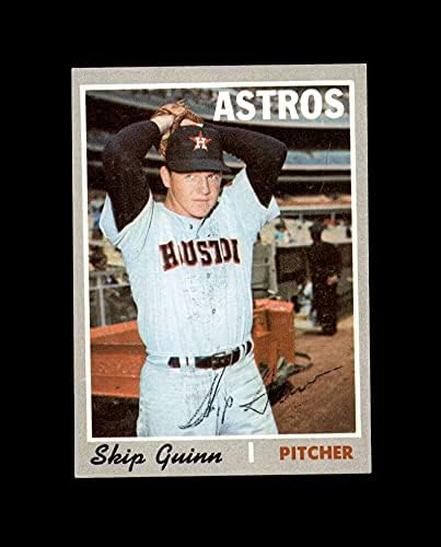 Skip Guinn assinado à mão de 1970 Topps Houston Astros Autograph