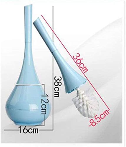 Liruxun Vase Tipo de escova de vaso sanitário plástico com base, escova de vaso sanitário com suporte, escova de vaso sanitário