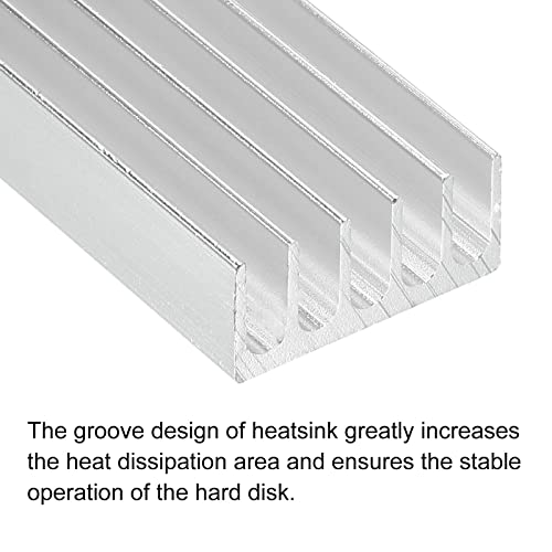 Meccanixity 2 pacote M.2 2280 NVME SSD Refrigere o dissipador de calor de alumínio de alumínio