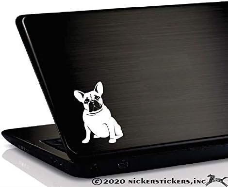 Sentado, corça de bulldog francês Nickerstickers® Window Decalk Sticker