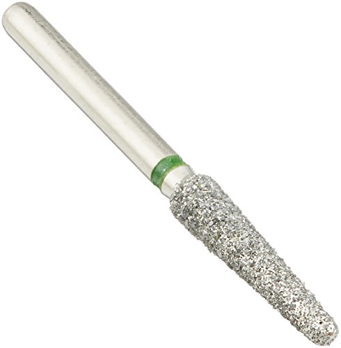 Crosstech multiuso diamante Burs 850/023c, shank de atrito, grossa, extremidade redonda (pacote de 5