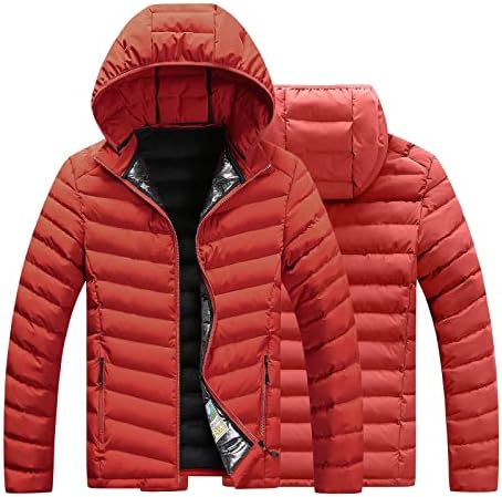 Capa com capuz Pocket Pocket Plain Fleece Lined Coat Macho Autumn e Winter espessando e veludo colorido colorido casual