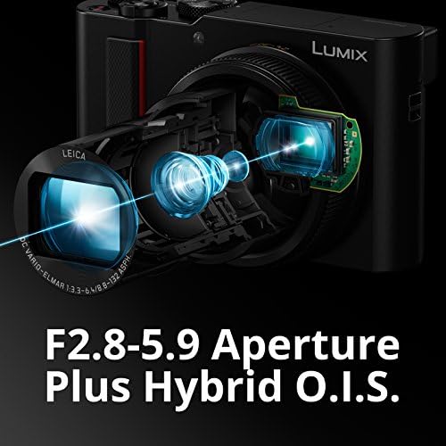 Panasonic Lumix ZS200 15x Lente DC Leica com estabilização, 20,1 megapixels, sensor de baixa luz de 1 polegada de 1 polegada