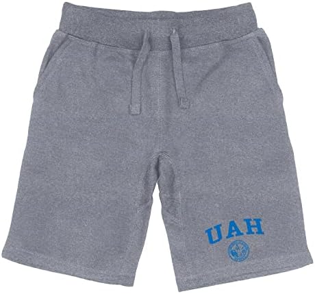 W Universidade da República do Alabama Huntsville Chargers Seal College College Fleece Shorts