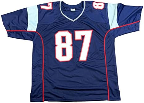 Rob Gronkowski New England Patriots assinou o Autograph Custom Jersey JSA Certified