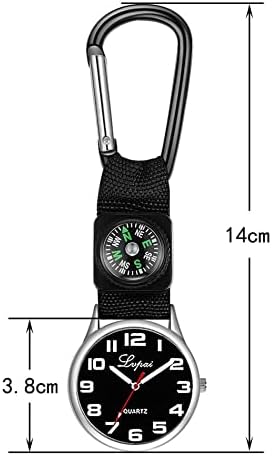 Renslat Sport Outdoor Quartz Pocket Watch com Compass Pingente Relógio Nylon Strap Gabiner Pocket Clock Gifts