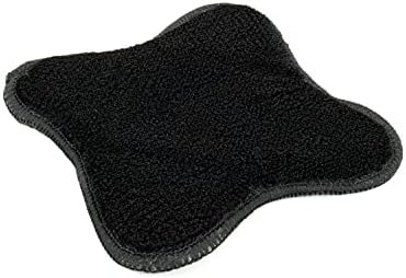 Scrub Ninja - Star Screwber - 3 pacote | Para lavar couro, plástico, borracha e vinil | Forma ergonômica com bolsos para