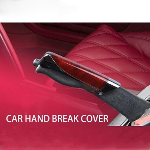 Okokmall US-Car Carbon Style Style Freio de mão Ebrake Handle Protect Tampa para quebra de mão S