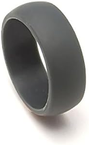 Tuff Bands Grade Medical Grade Men's Silicone Wedding Ring para homens com estilos de vida ativos, feitos de silicone de grau
