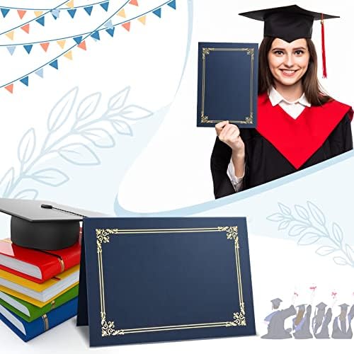 60 Pack Certificate titular 11,6 x 8,3 polegadas Certificados Diploma Capas de documentos Diploma Diploma Certificado Pastas