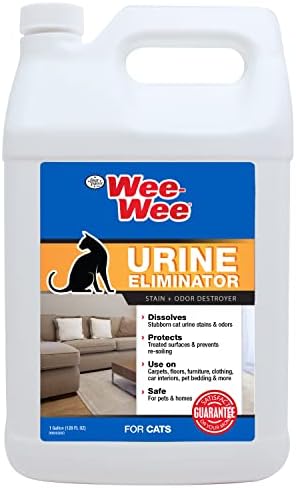Quatro PAWS WEE-WEE-WEE CAT Urina Eliminator Stain e Destruidor de odor 128 onças