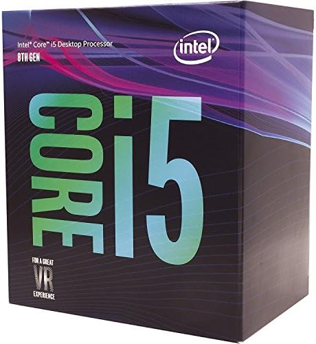 Intel Core i5-8600 Processador de mesa 6 núcleo de até 4,3GHz Turbo LGA1151 300 Series 65W
