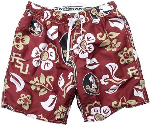 Wes e Willy NCAA Mens floral shorts