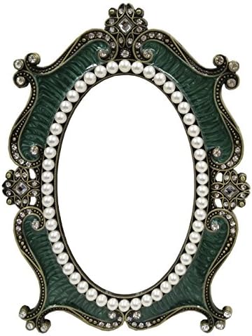Nerien maquiagem espelho de rotação de mesa espelho de desligamento cosmético espelho de desktop com moldura floral de moldura