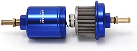 Epman Sport Universal JDM Blue Aluminium Alto Fluxo Desempenho Filtro de combustível EP-O-O-of111-Bl