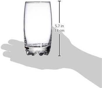 Bormioli Rocco Galassia Beverage Glass, 14 onças, transparente