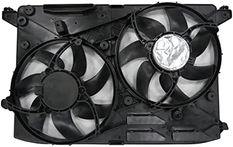 TYC 623870 Montagem do ventilador de resfriamento compatível com Ford Fusion 2013-, preto