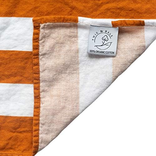 Twig & Bale Austin Texas Baby Blanket Organic Cotton Muslin Swaddle Planta - 47 x 43 - Presente do bebê do Texas para meninos fãs de