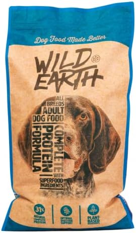 Alimentos de cachorro seco de terra selvagem 18 lb + pacote de suplementos de quadril e articulação, baseado em plantas,