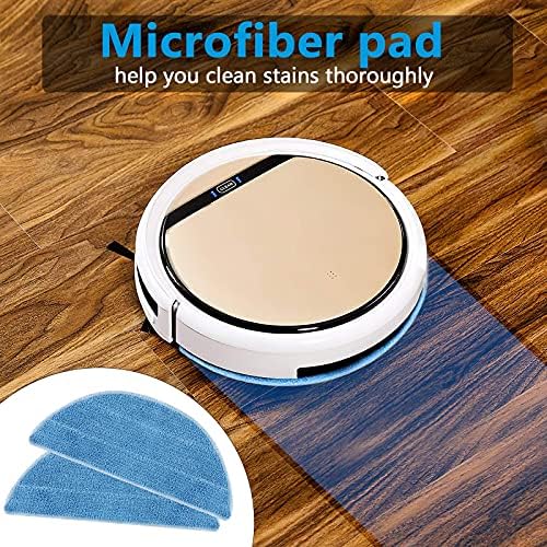 KeepOw 24 Pack Pate Part Acessories Kit Compatível com ILIFE V3 V3S V3S PRO V5S V5S Pro Robot Vacuum Cleaner, Brush 12 lateral + 1 filtro primário + 5 Microfiber Pad + 5 Filtro Hepa