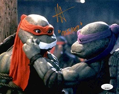 Robbie Rist autografado inscrito 8x10 foto JSA Teenage Mutant Ninja Turtles