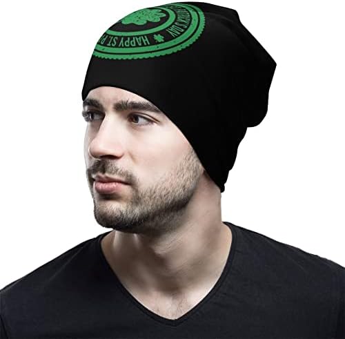 São Patrick Day Unisex Beanie Hat Hat Skull Capull Tap Pullover Cap para dormir Casual One Tamanho