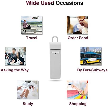 Eboxer Smart Language Disposition, Bluetooth Multi Language Translator Earphone, fone de ouvido de tradutor de 16 idiomas