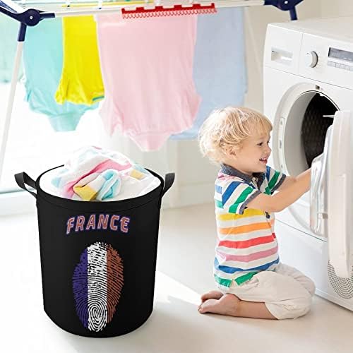 France impressões digitais Saco redondo para lavander