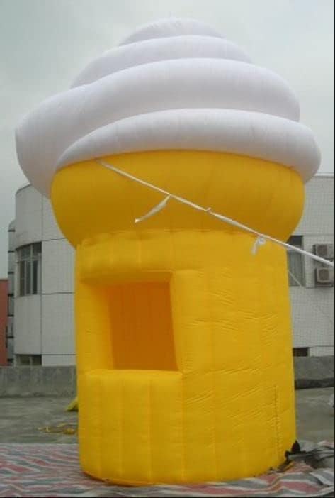 16ft.Letal Commercial Inflable Ice Cream Concession Stand Booth Booth