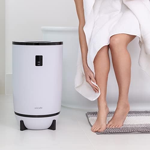 Serenelife Bucket Toard Wamers, com fragrância personalizada para spa e banheiro, presentes de aquecedor de toalhas de luxo
