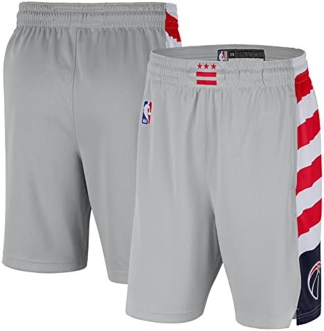 Exterterstuff Washington Wizards Youth 8-20 Gray City Edition Swingman Shorts