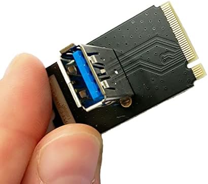 Thsion ngff m.2 para USB PCIE RISER Adaptador para placa -mãe, adaptador Riser Molex Power Cable Adapt