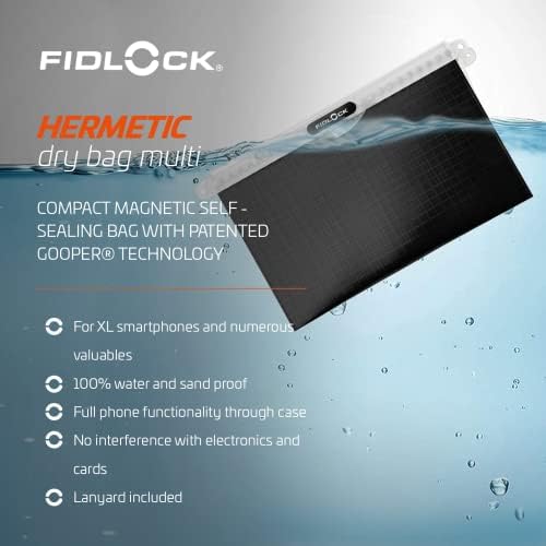 Fidlock Hermetic Multi Dry Bag com tecnologia Gooper Black/Black