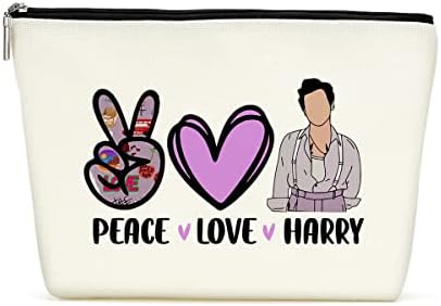 Decohim fofo paz amor saco de maquiagem bolsa cosmética para mulheres Harry decoração
