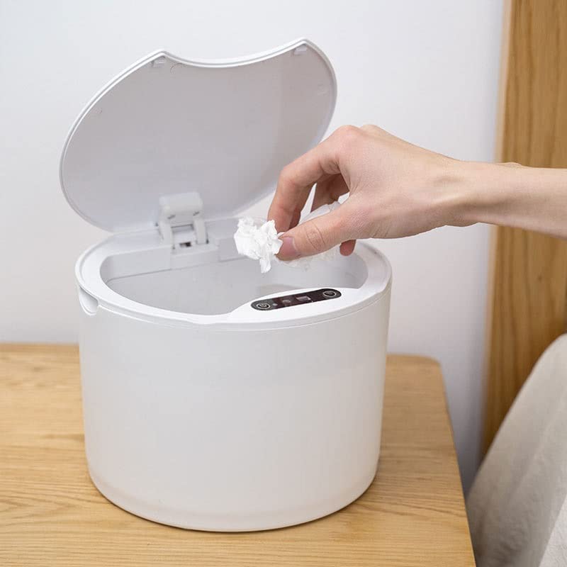 Lixo do sensor inteligente de dhtdvd para lata de lixo de cozinha para banheiro sala de estar em família rachaduras lixo de lixo de sensor automático