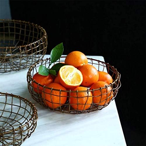 ZSQAI A sala de estar prato de frutas criativo cesta de tigela de frutas de moda de luxo prato seco